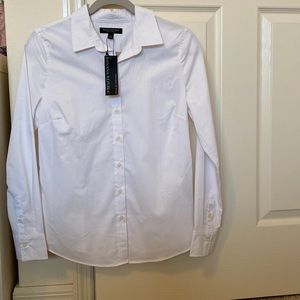 Banana Republic White Button Down Shirt